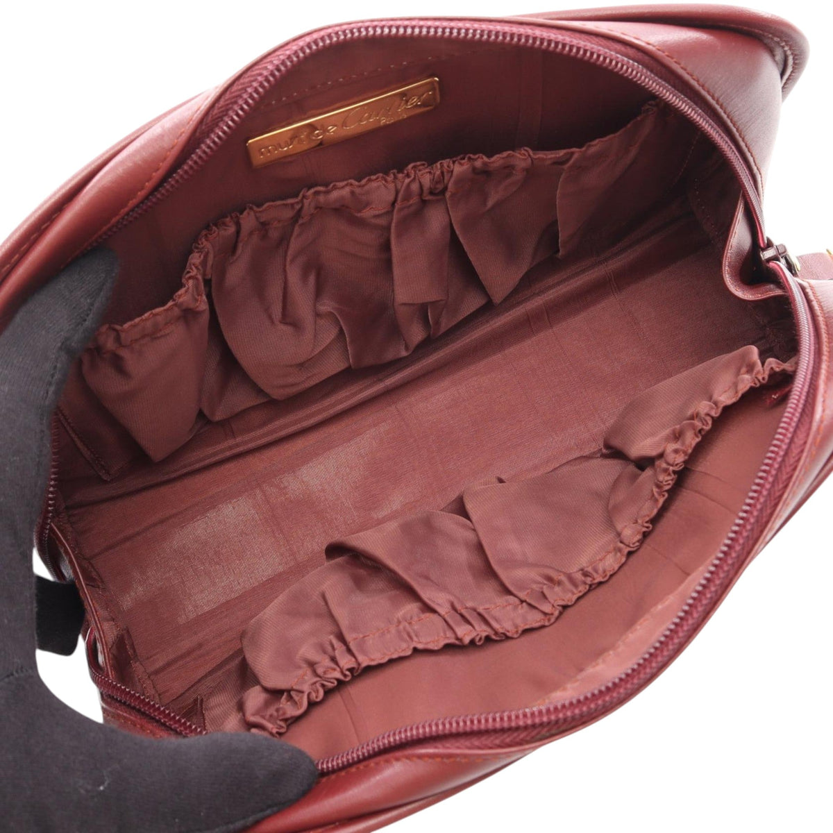 Cartier Must De Cartier Clutch — Red