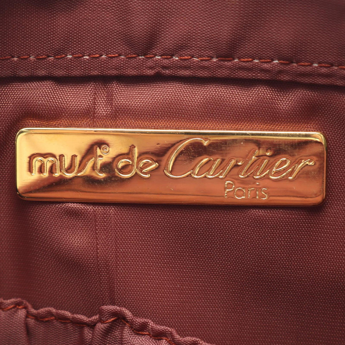 Cartier Must De Cartier Clutch — Red