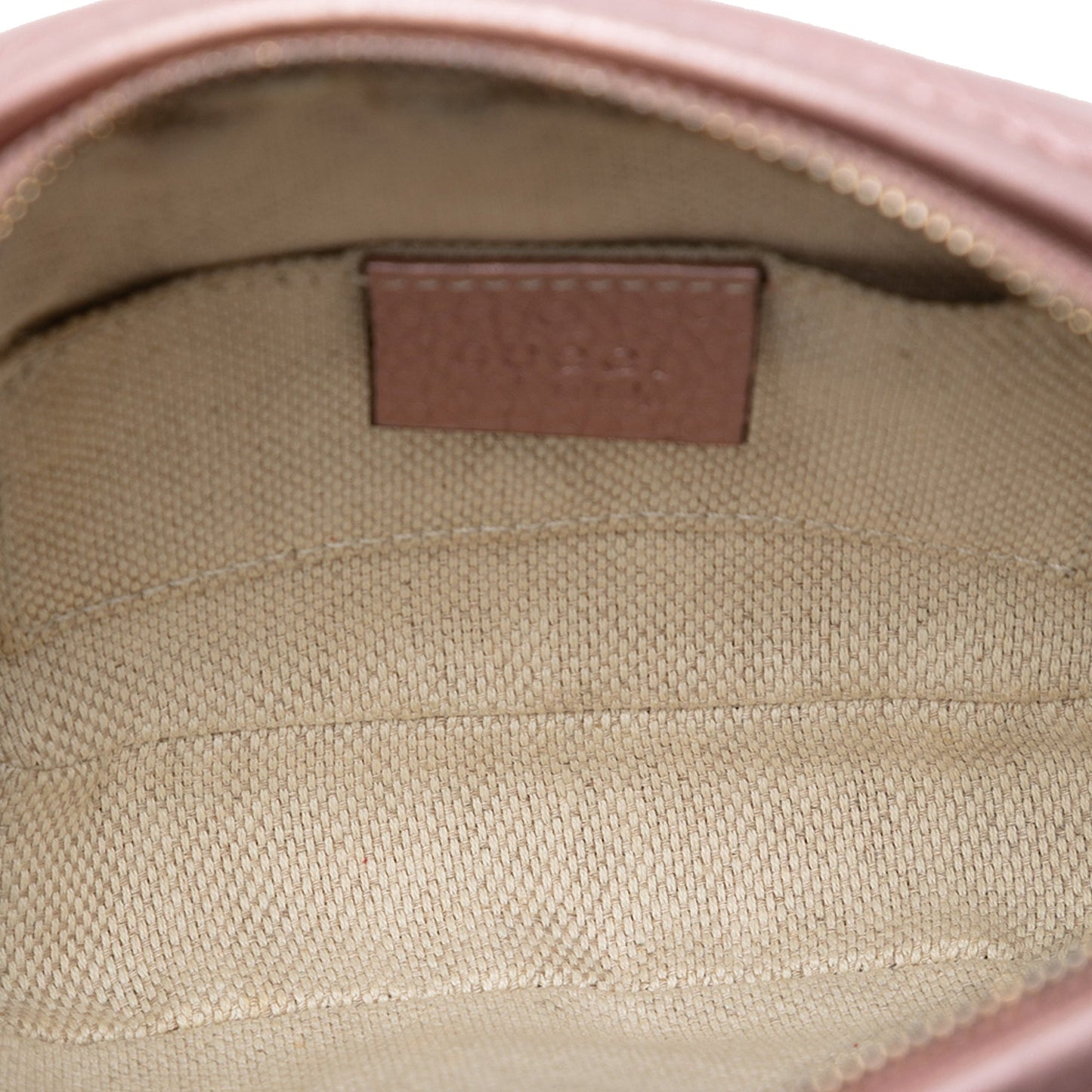 Gucci Mini Metallic Pebbled Calfskin Soho Chain Crossbody