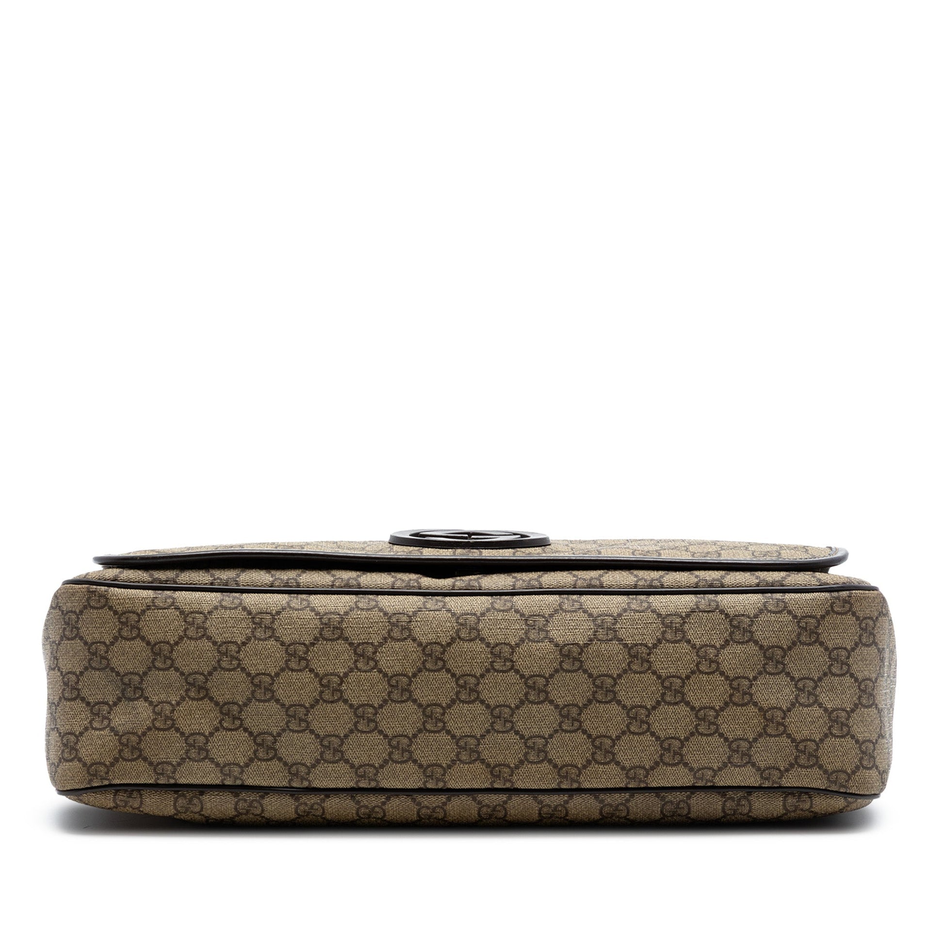 Large GG Supreme Interlocking G Messenger Bag