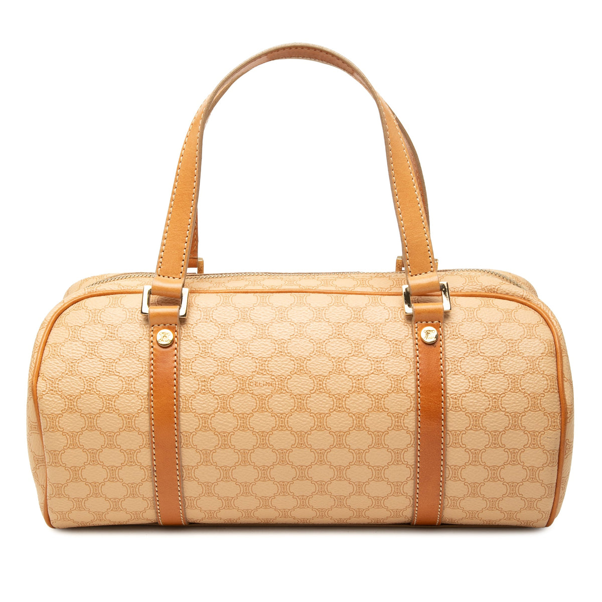 Celine Macadam Coated Canvas Handbag