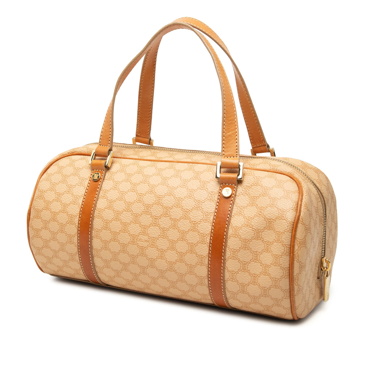Celine Macadam Coated Canvas Handbag