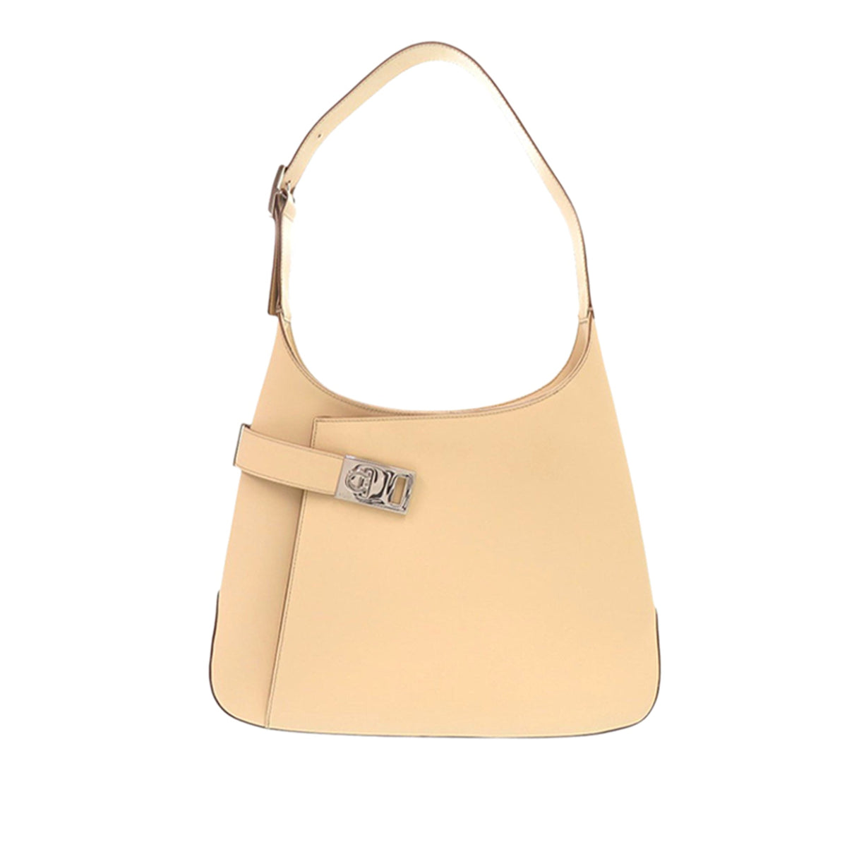 Ferragamo Leather Gancini Shoulder Bag