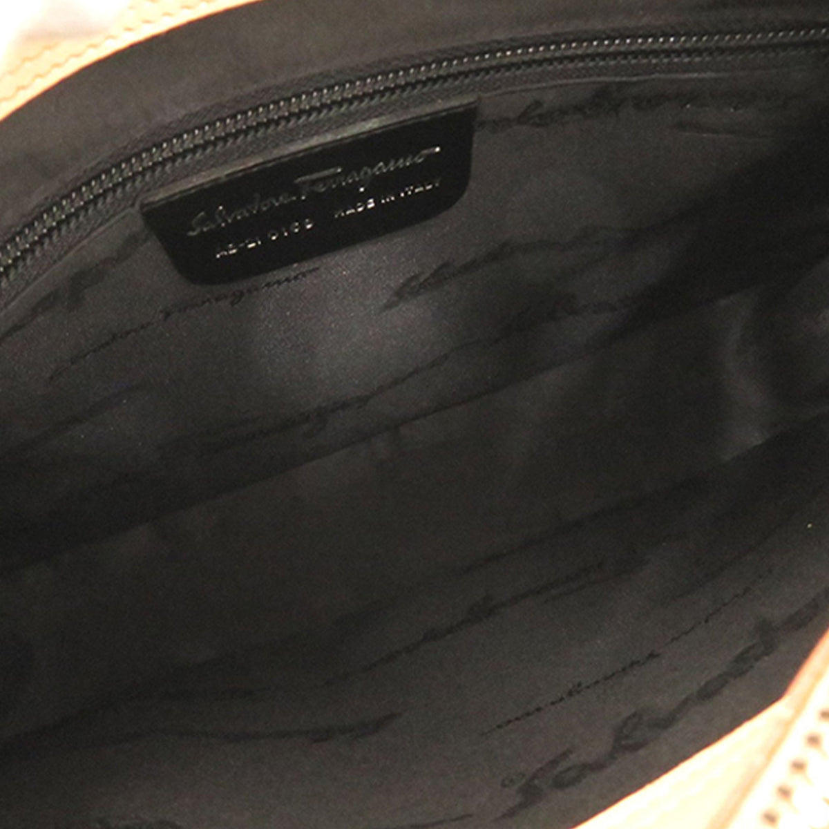Ferragamo Leather Gancini Shoulder Bag