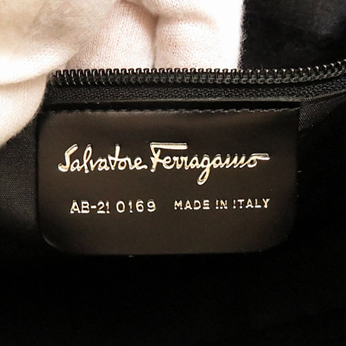 Ferragamo Leather Gancini Shoulder Bag
