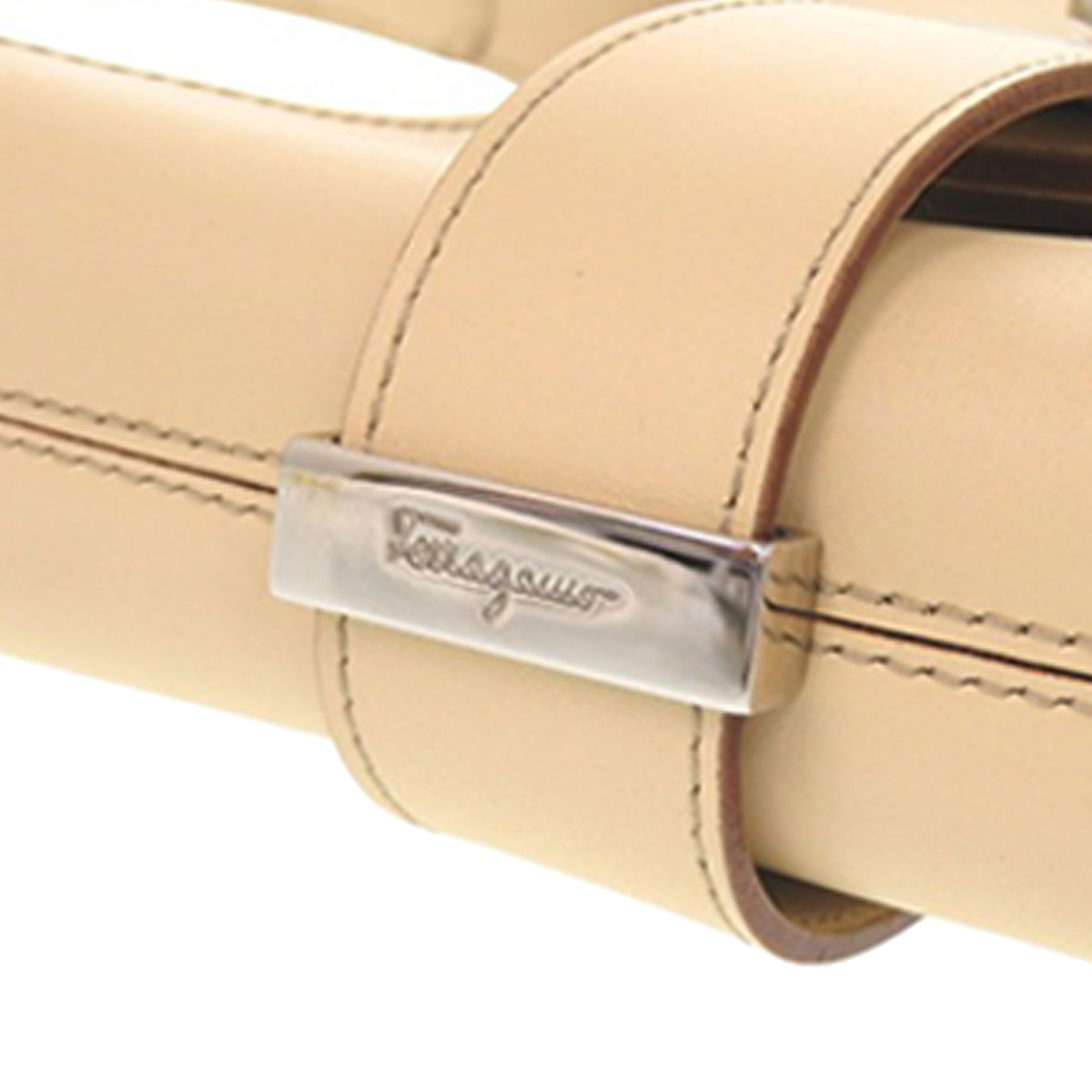 Ferragamo Leather Gancini Shoulder Bag