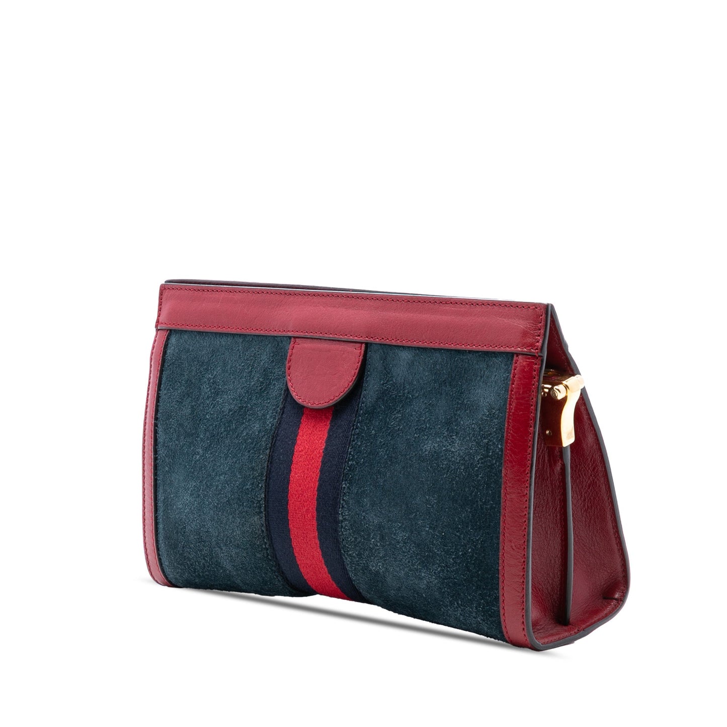 Gucci Small Suede Web Ophidia Chain Crossbody