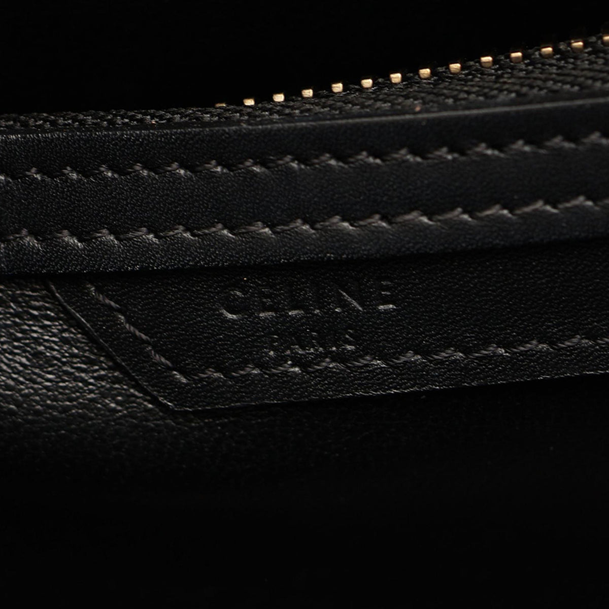 Celine Micro Tricolor Leather Luggage Tote