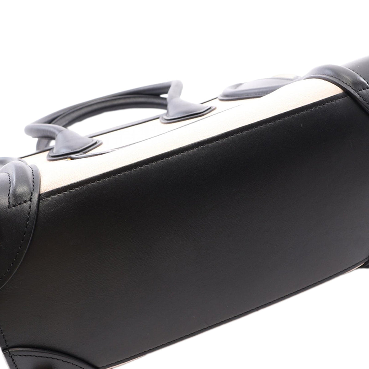 Celine Micro Tricolor Leather Luggage Tote