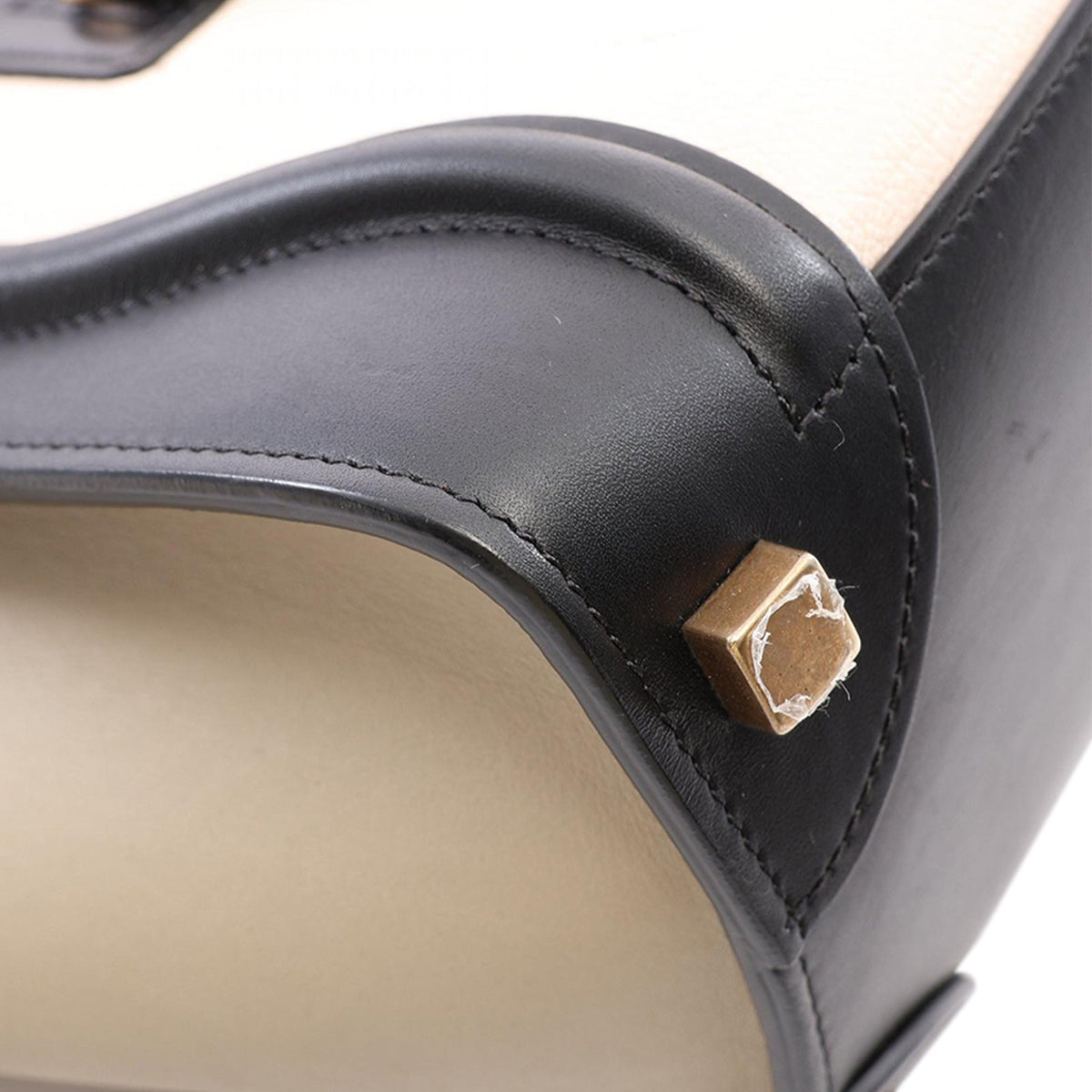 Celine Micro Tricolor Leather Luggage Tote