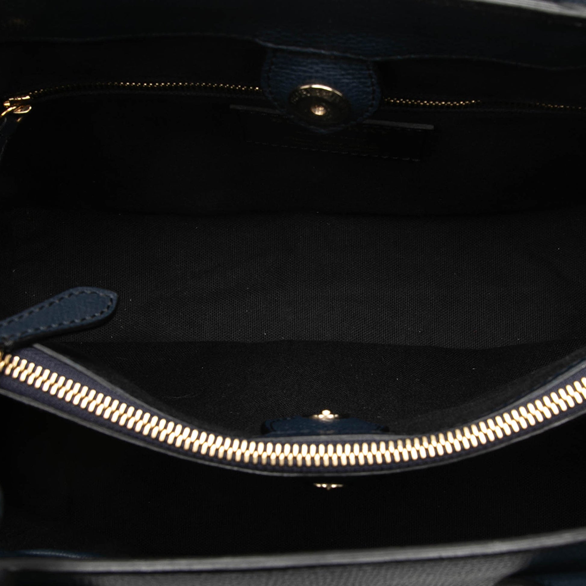 Burberry Medium Leather and House Check Banner Satchel