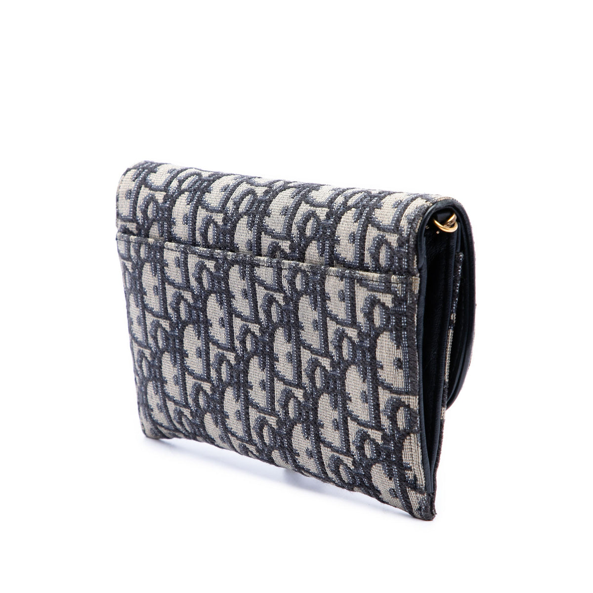 Dior Oblique Canvas Saddle Wallet On Chain
