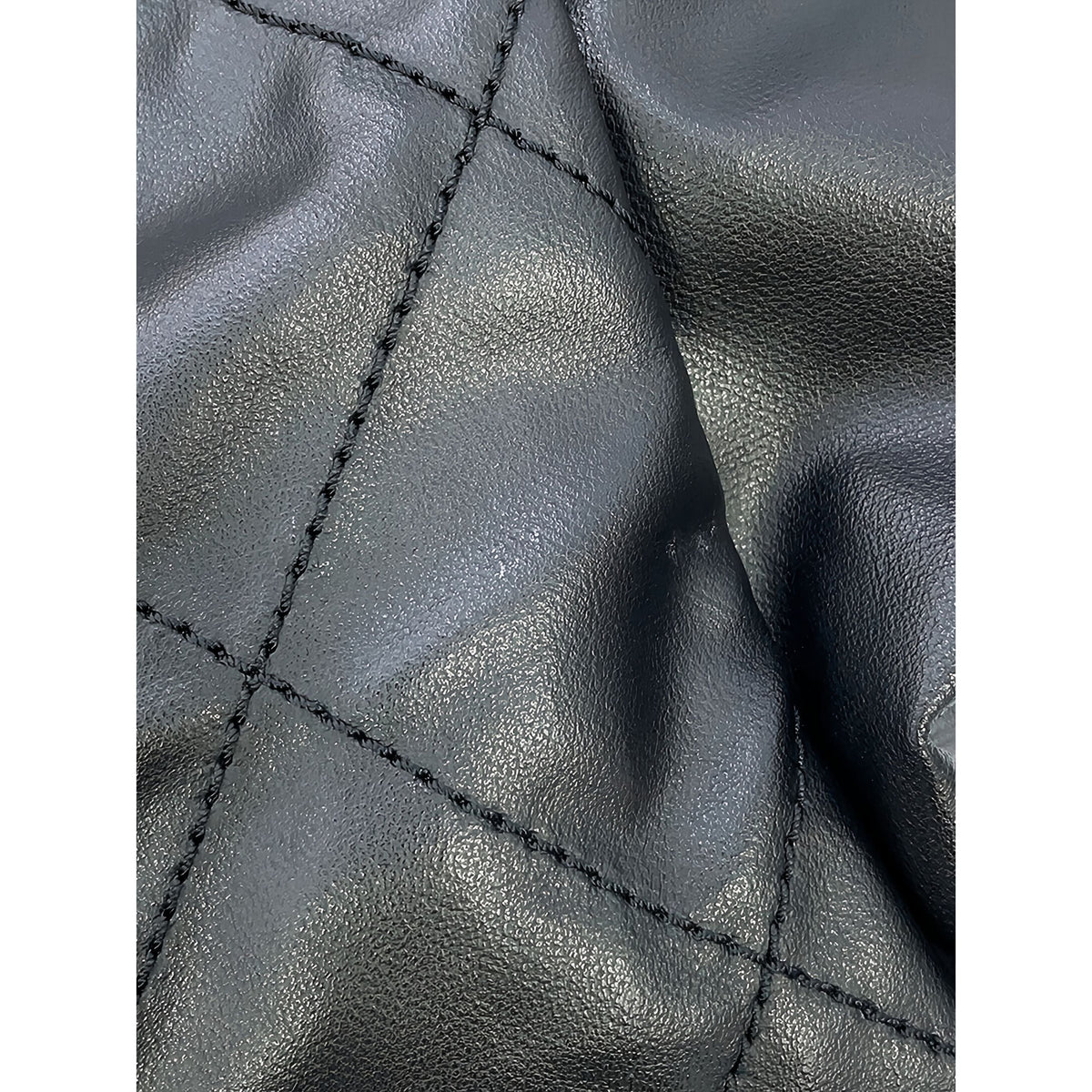 Chanel Medium Quilted Coated Canvas Paris Biarritz Tote — Black