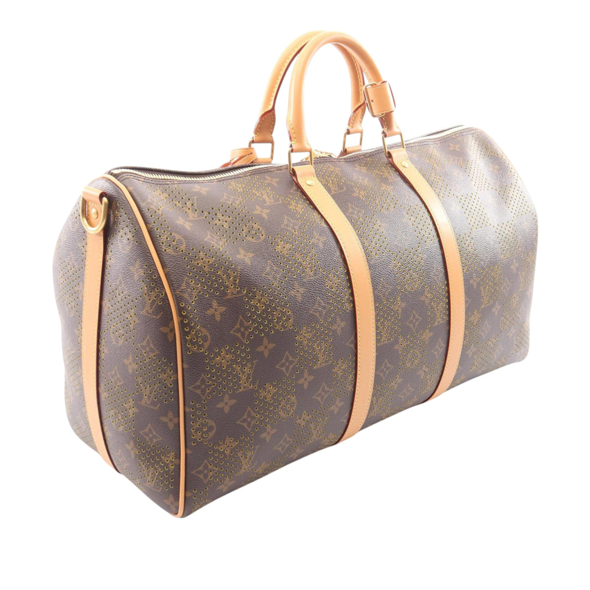 Louis Vuitton Monogram Perforated Keepall Bandouliere 50