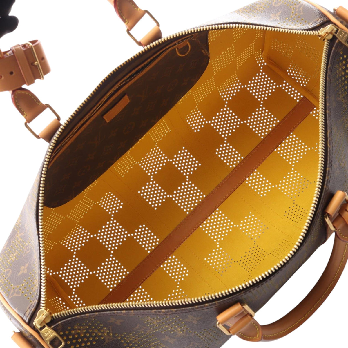 Louis Vuitton Monogram Perforated Keepall Bandouliere 50
