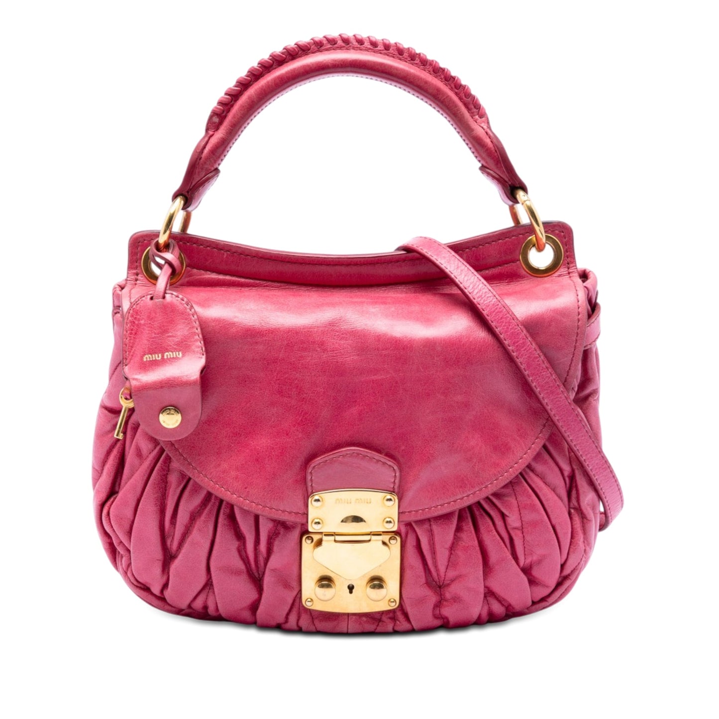 Miu Miu Matelasse Nappa Coffer Satchel