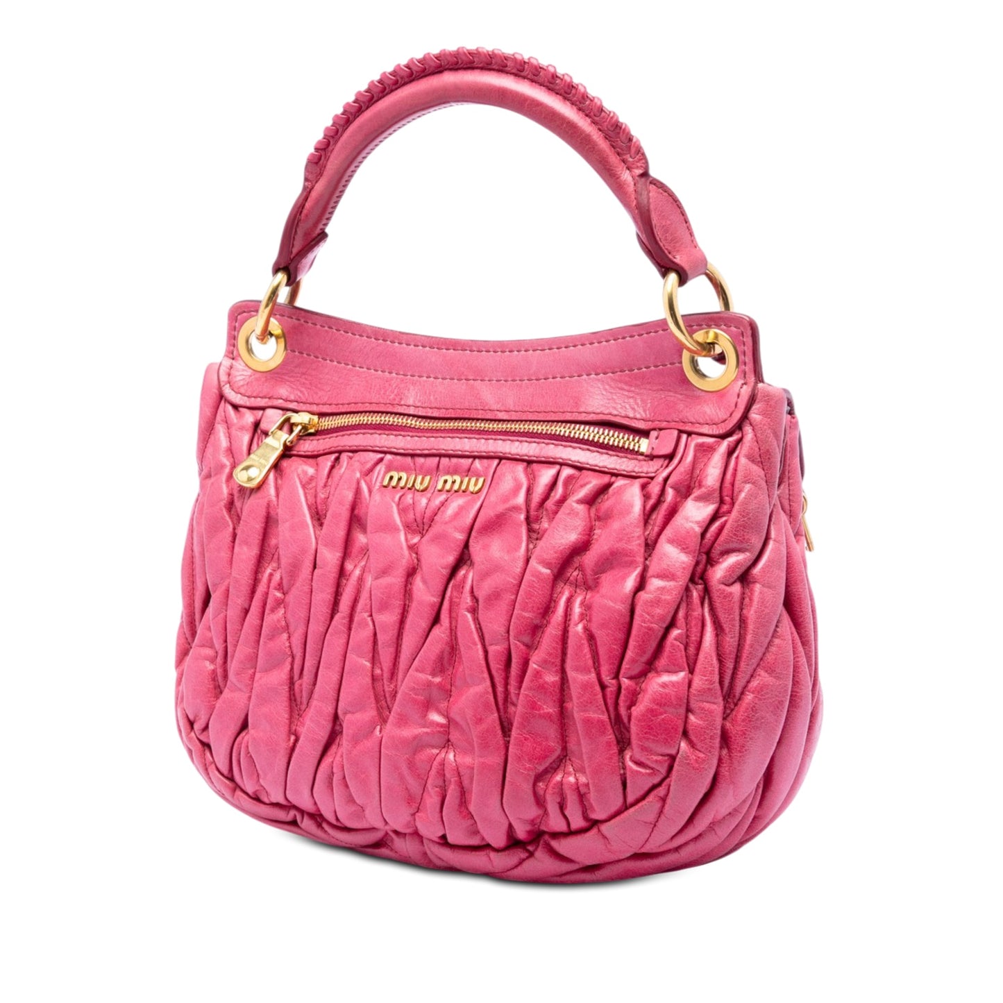 Miu Miu Matelasse Nappa Coffer Satchel