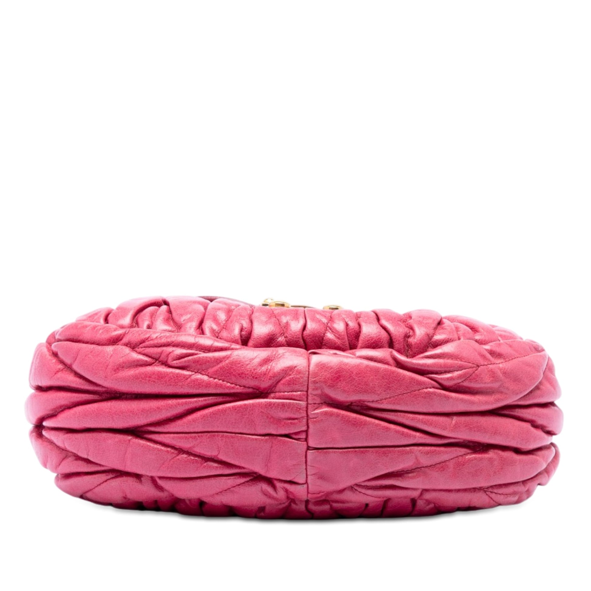 Miu Miu Matelasse Nappa Coffer Satchel