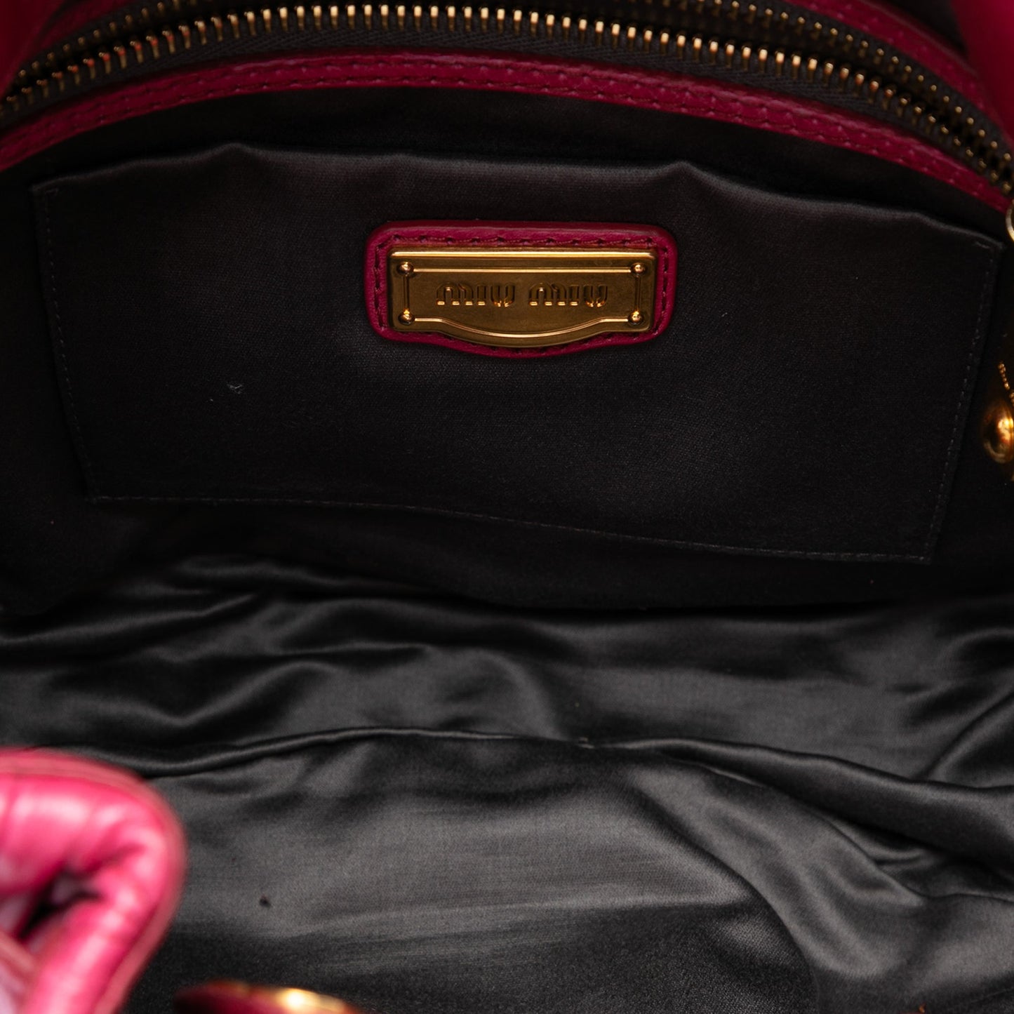 Miu Miu Matelasse Nappa Coffer Satchel