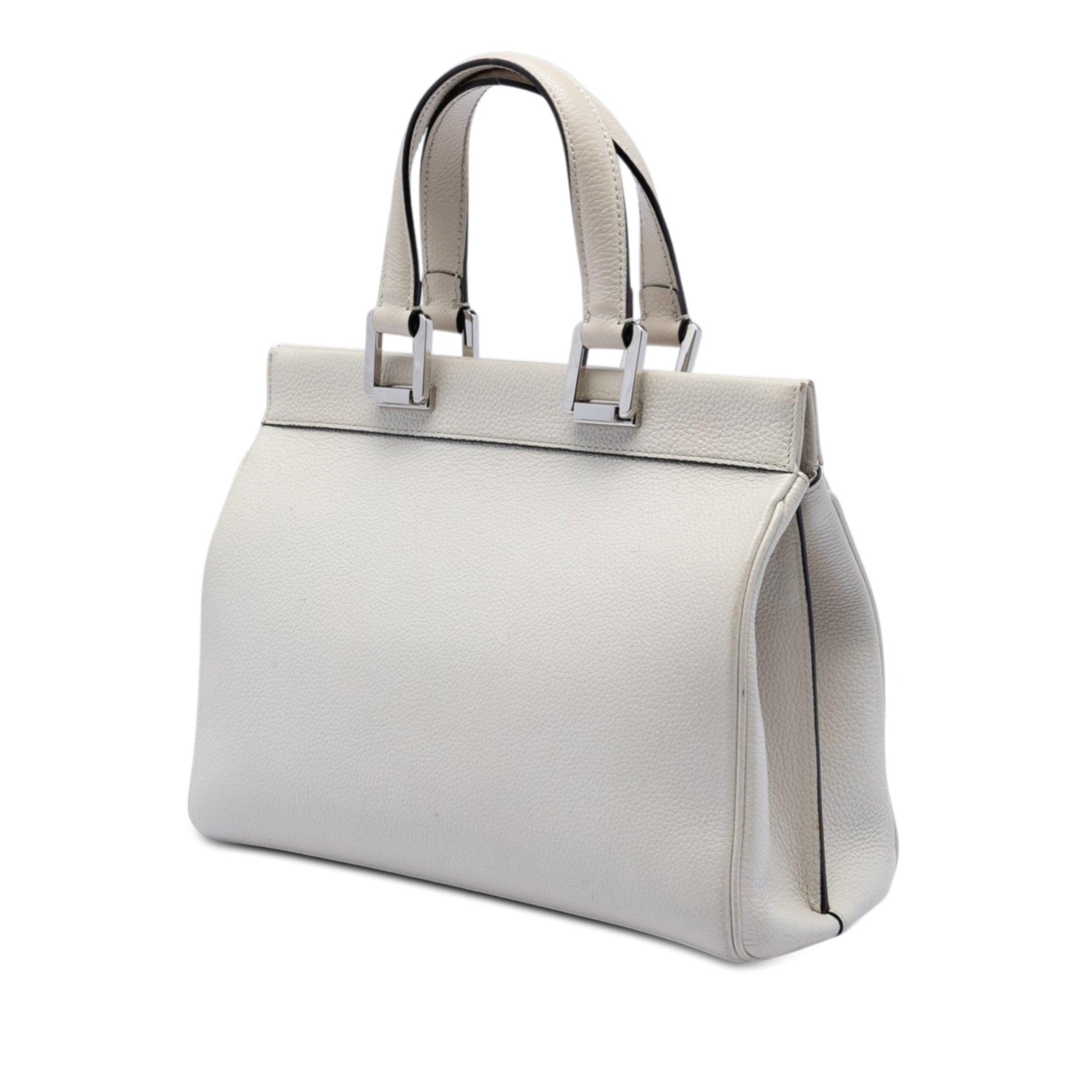 Gucci Small Grained Calfskin Zumi Top Handle Bag