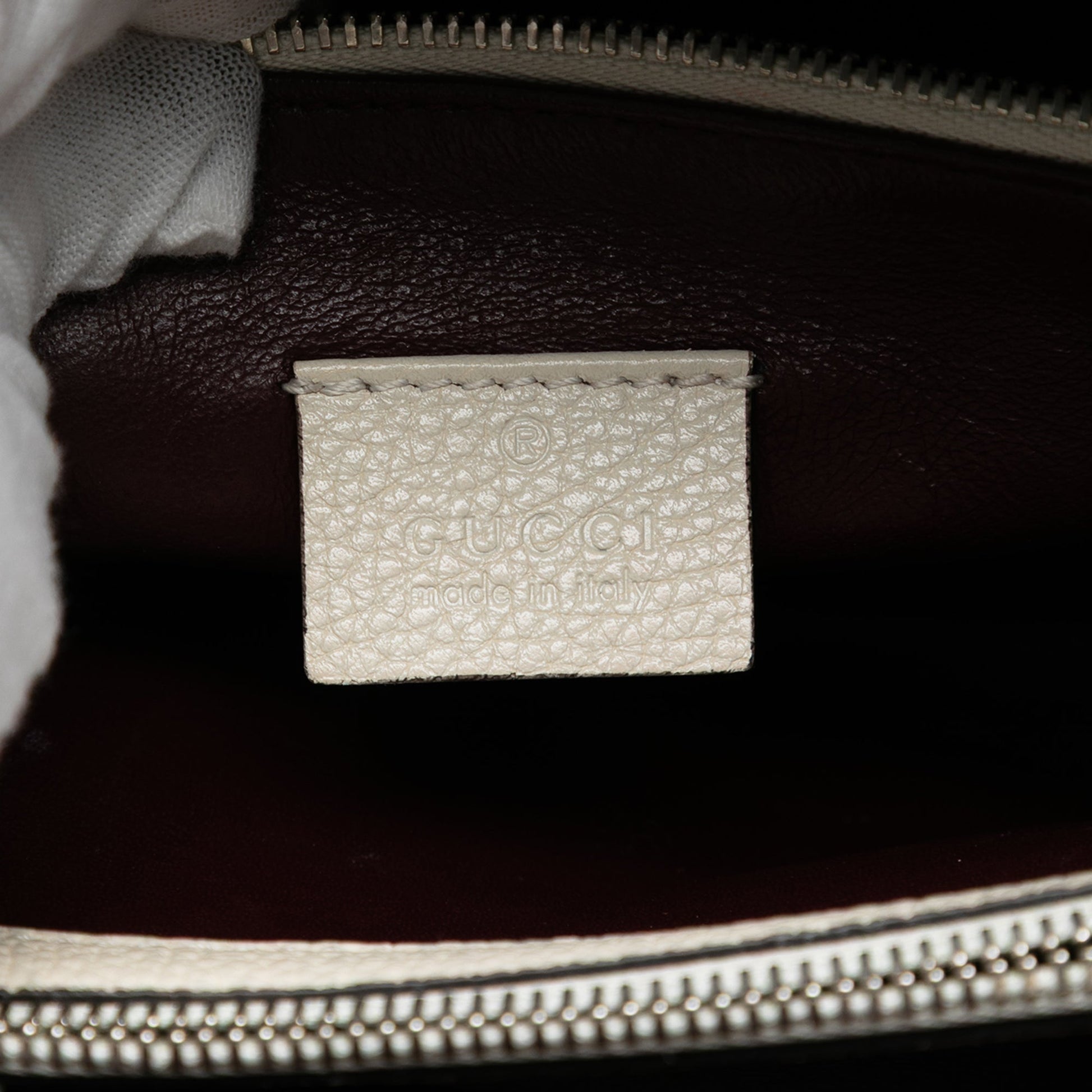 Gucci Small Grained Calfskin Zumi Top Handle Bag