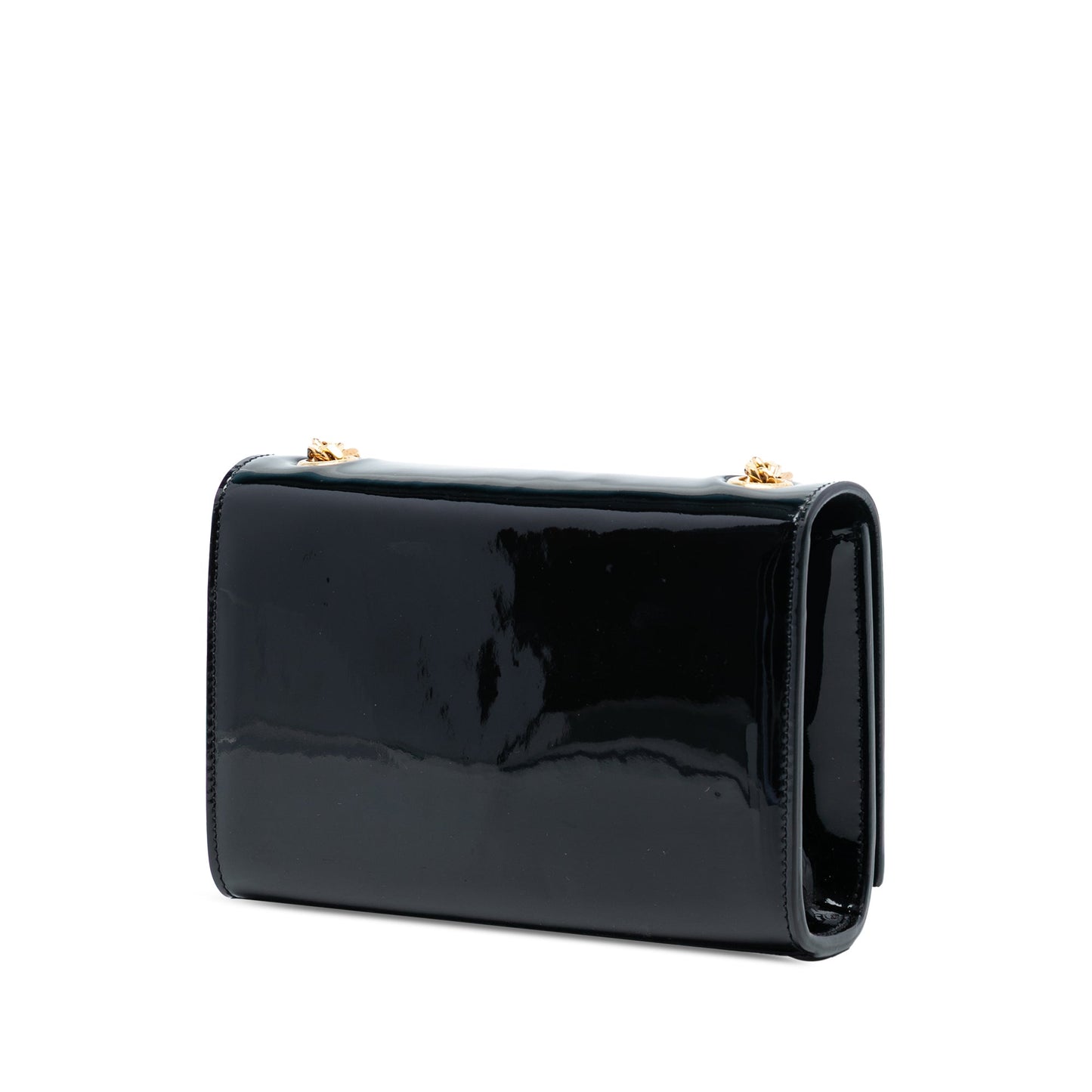 Saint Laurent Small Patent Monogram Kate Tassel Crossbody