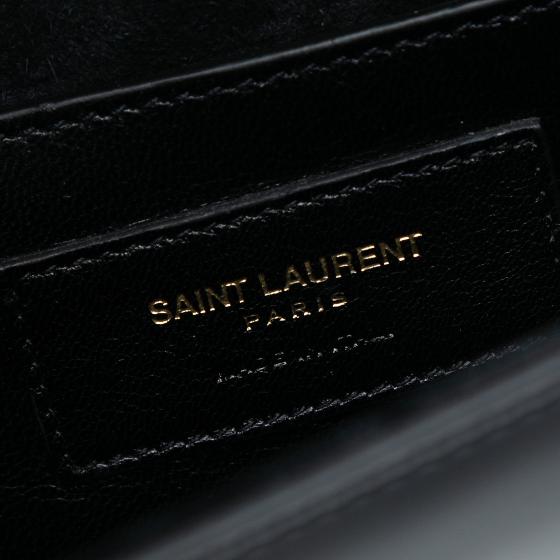 Saint Laurent Small Patent Monogram Kate Tassel Crossbody