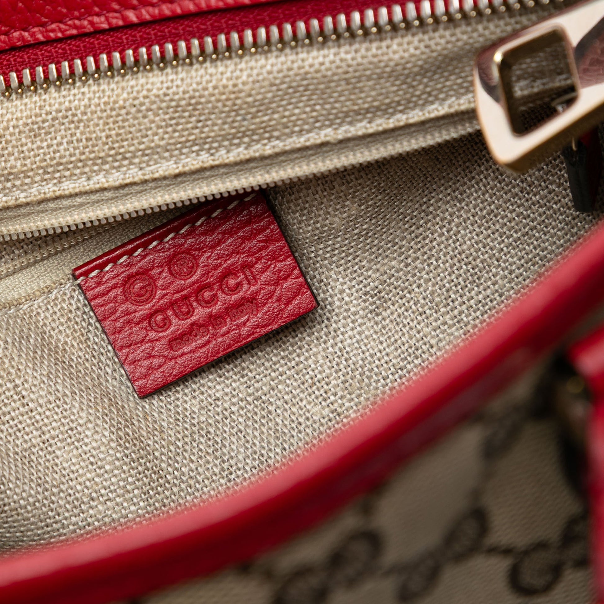 Gucci Small GG Canvas Bree Satchel