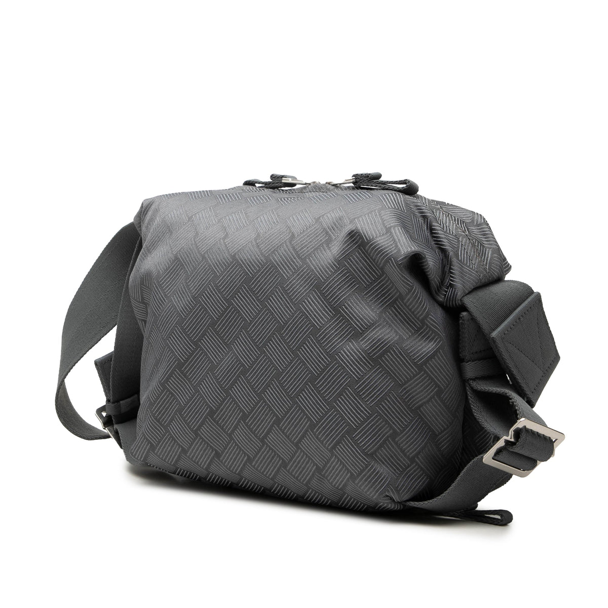 Bottega Veneta Nylon Intrecciato Trekking Shoulder Bag