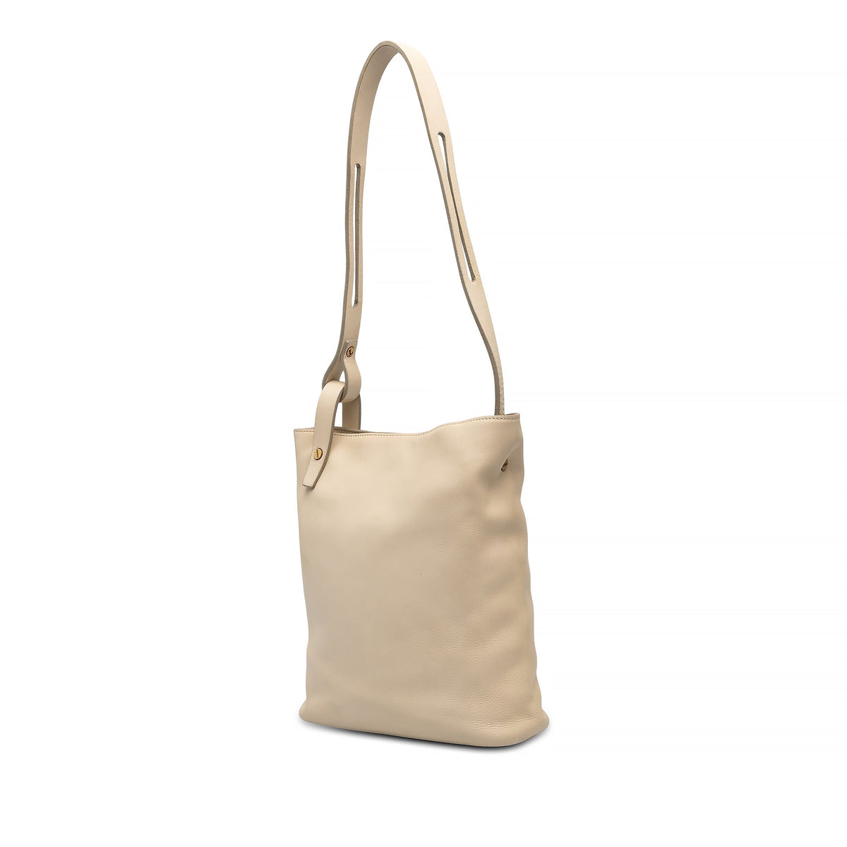 LOEWE Calf Leather Tote — Beige