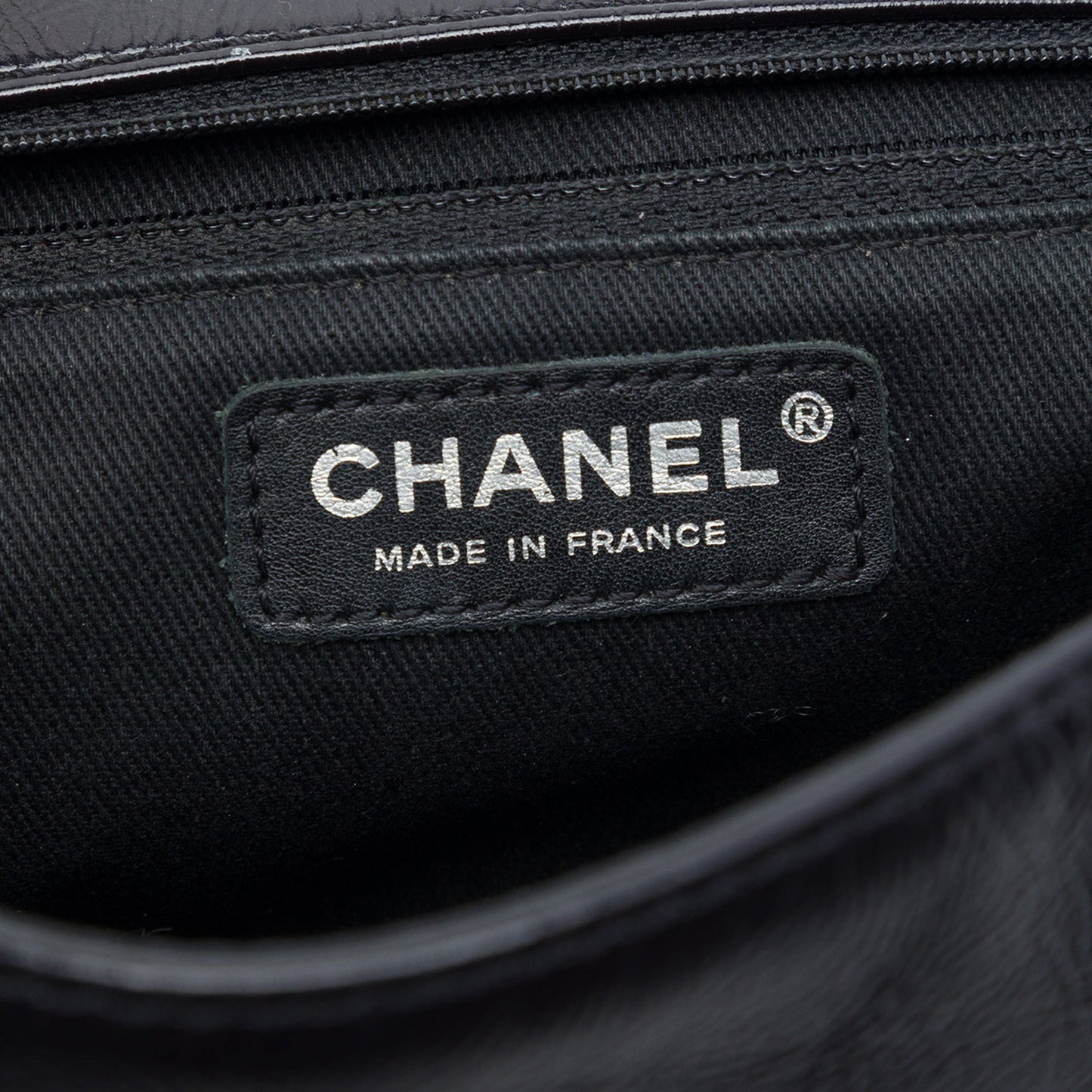 Chanel Small Crinkled Patent Frame Single Flap