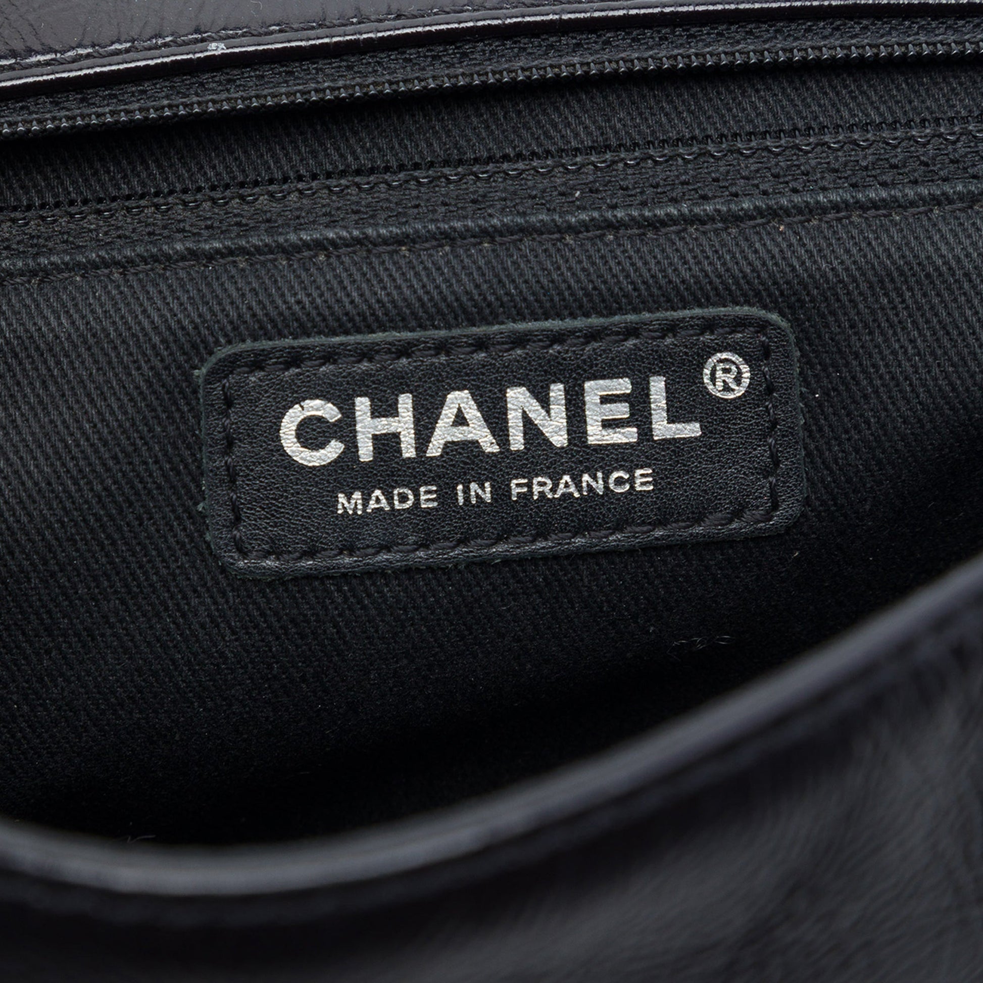 Chanel Small Crinkled Patent Frame Single Flap