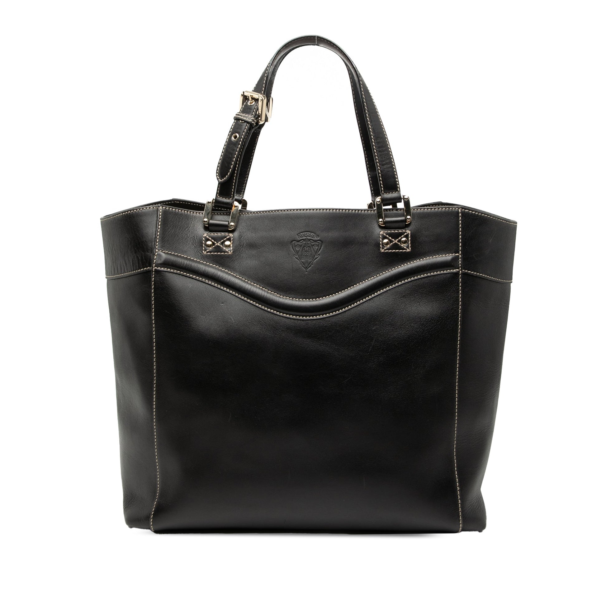 Gucci Leather Hysteria Crest Tote