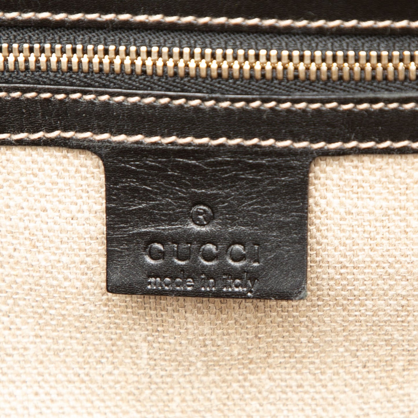 Gucci Leather Hysteria Crest Tote