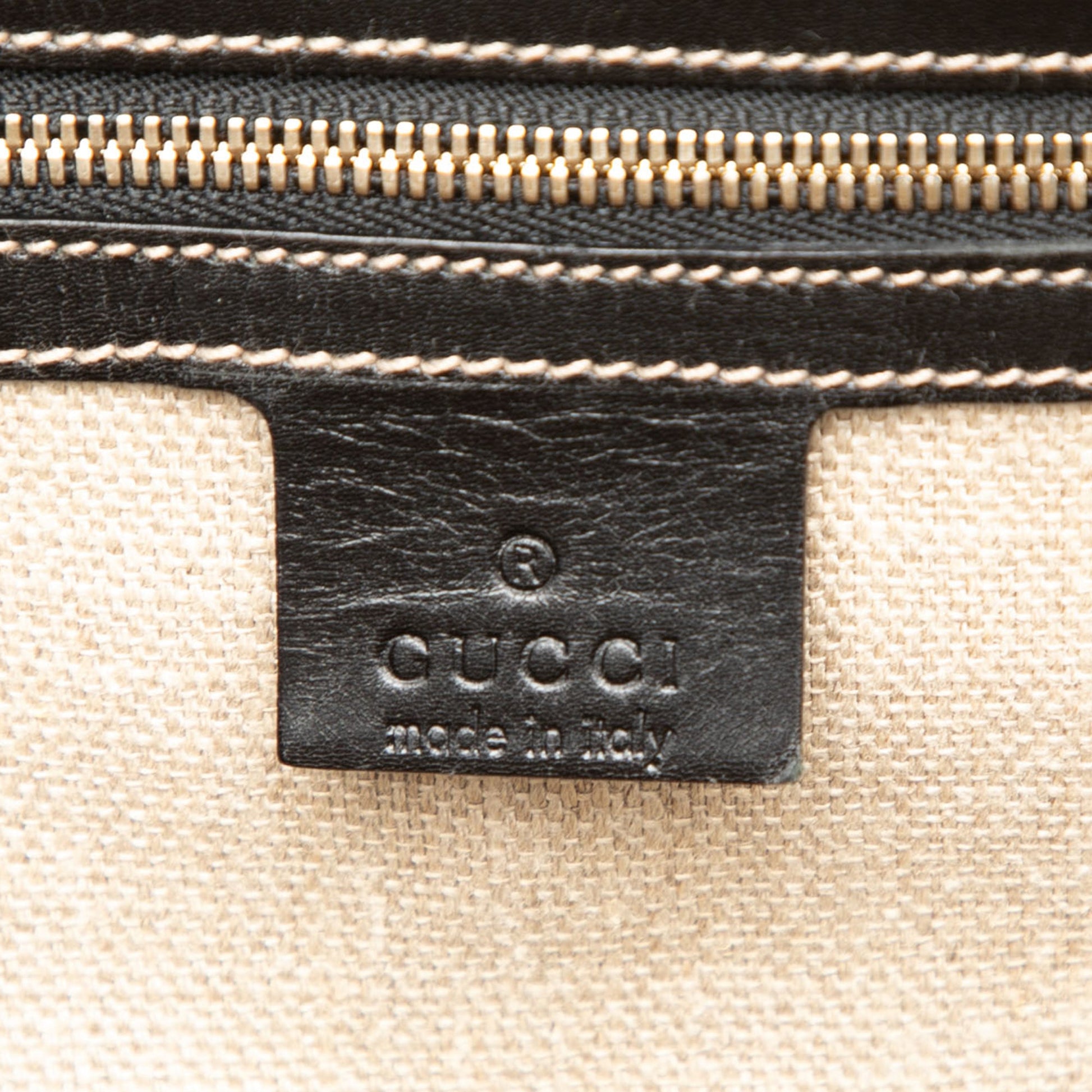 Gucci Leather Hysteria Crest Tote