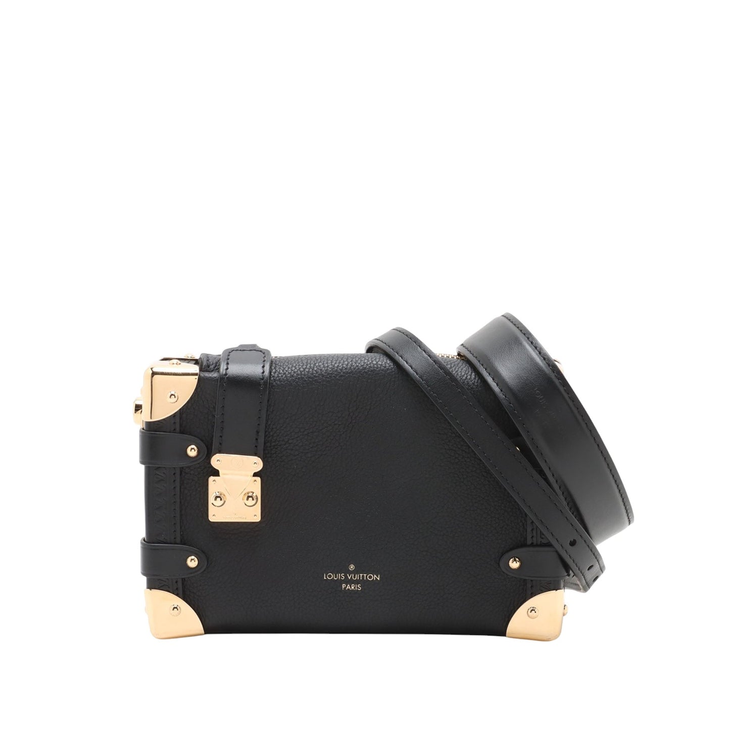 Louis Vuitton Grained Calfskin Side Trunk PM
