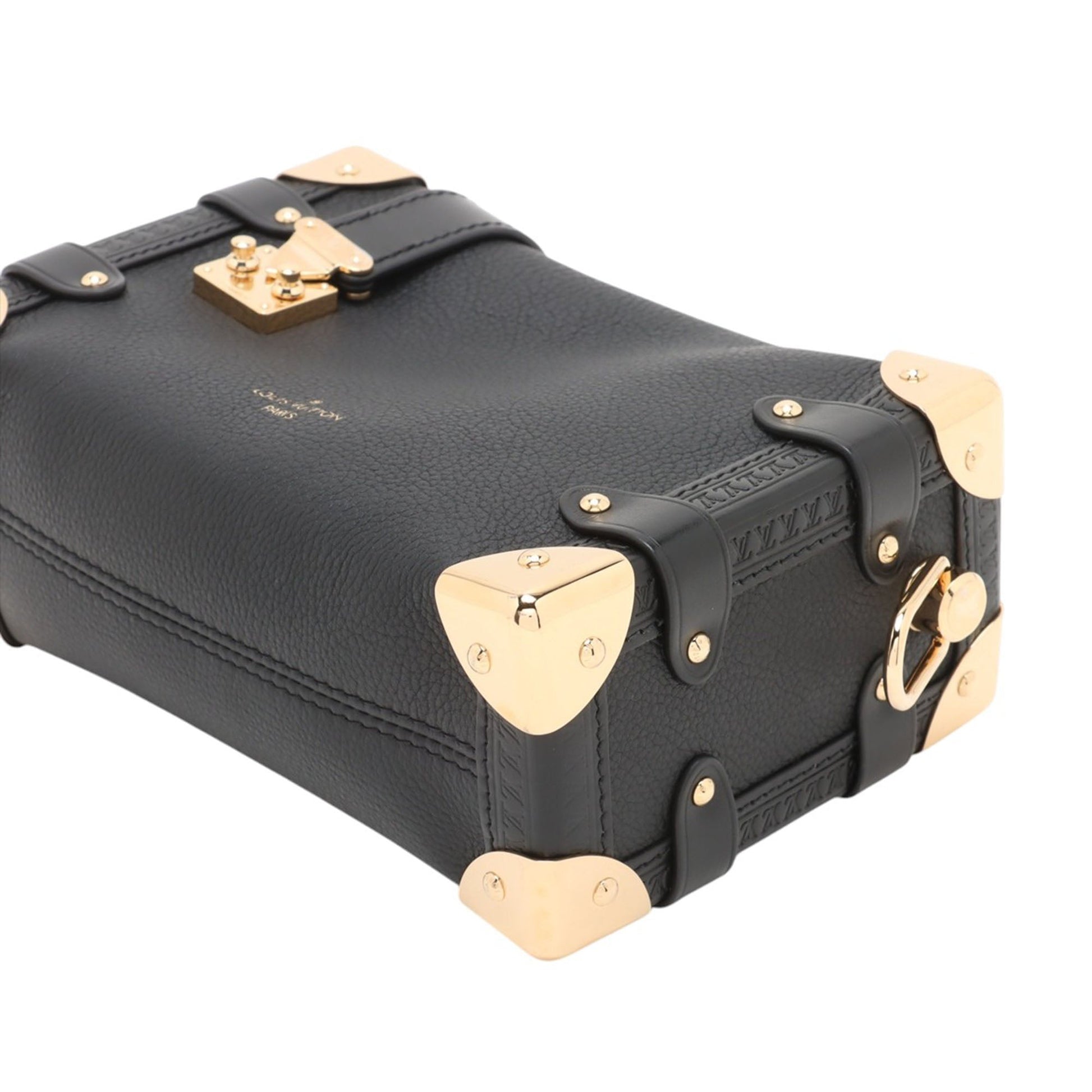 Louis Vuitton Grained Calfskin Side Trunk PM