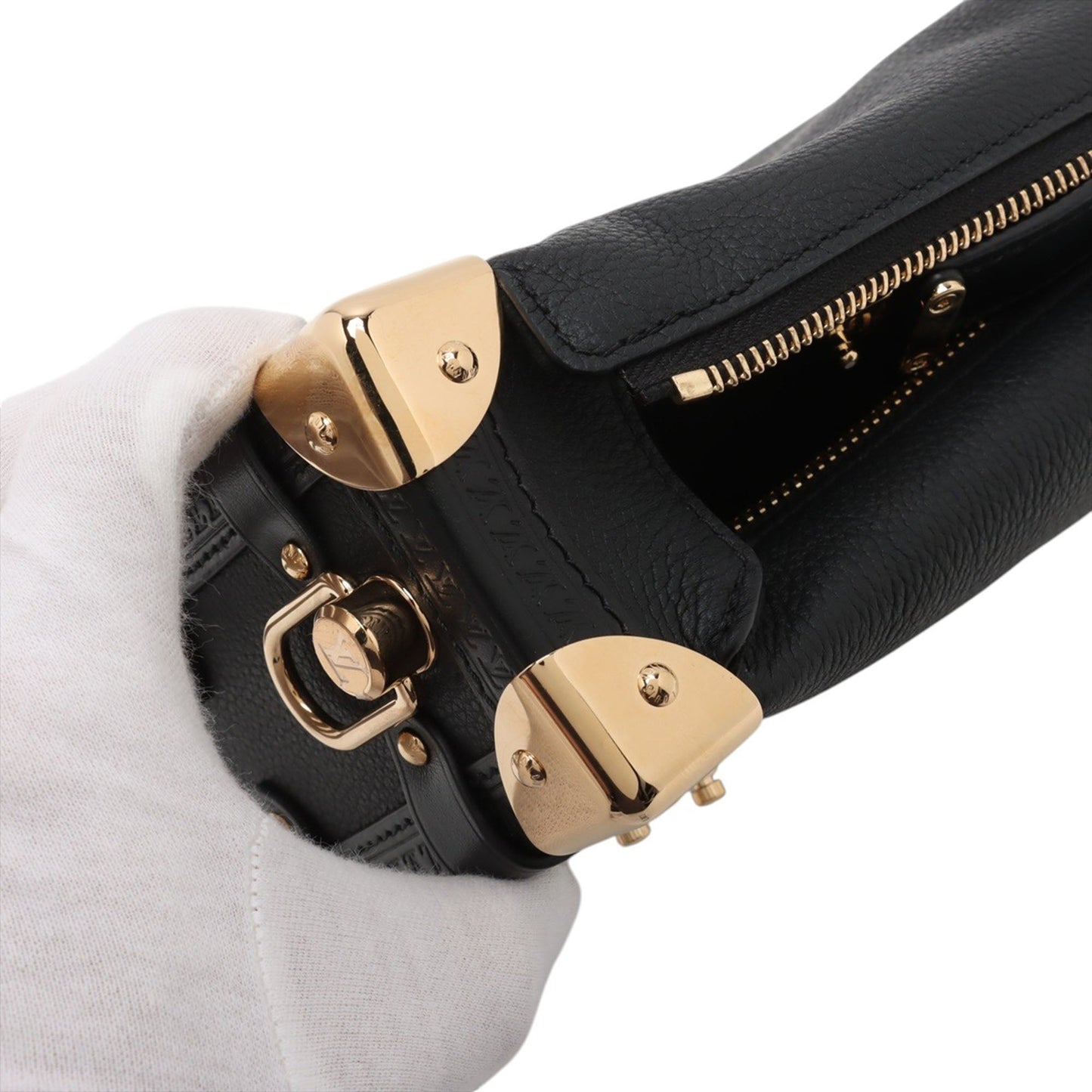 Louis Vuitton Grained Calfskin Side Trunk PM
