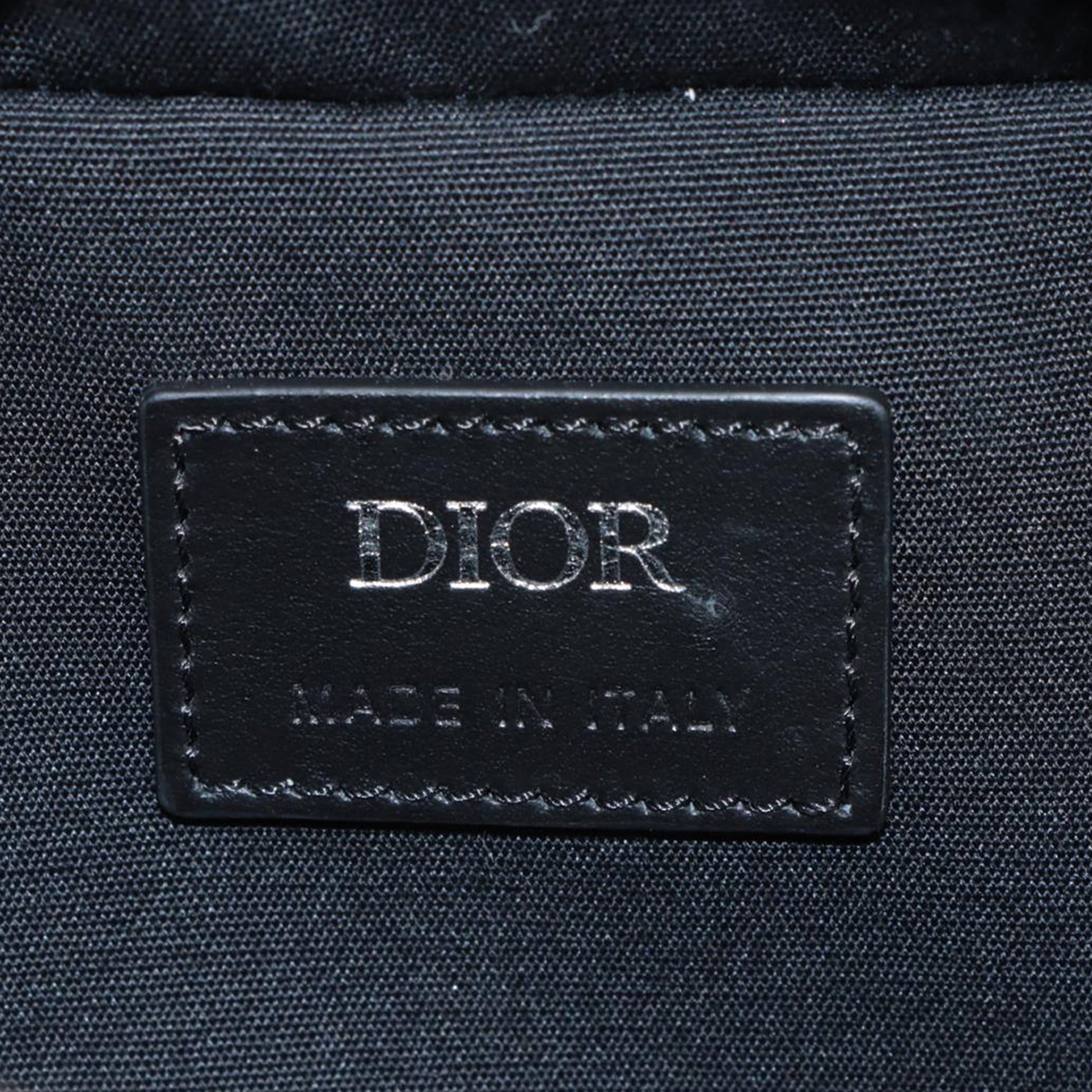 Dior CD Diamond Coated Canvas Messenger Pouch