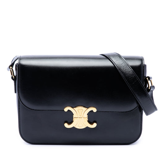Celine Classique Shiny Calfskin Triomphe Crossbody