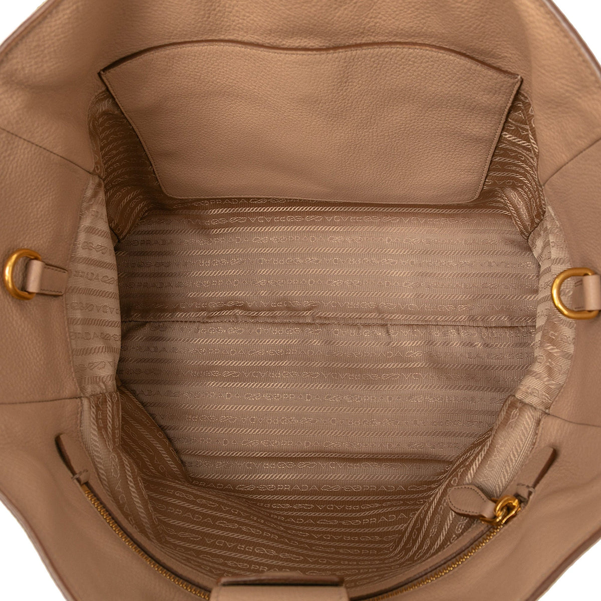 Prada Vitello Phenix Open Convertible Tote