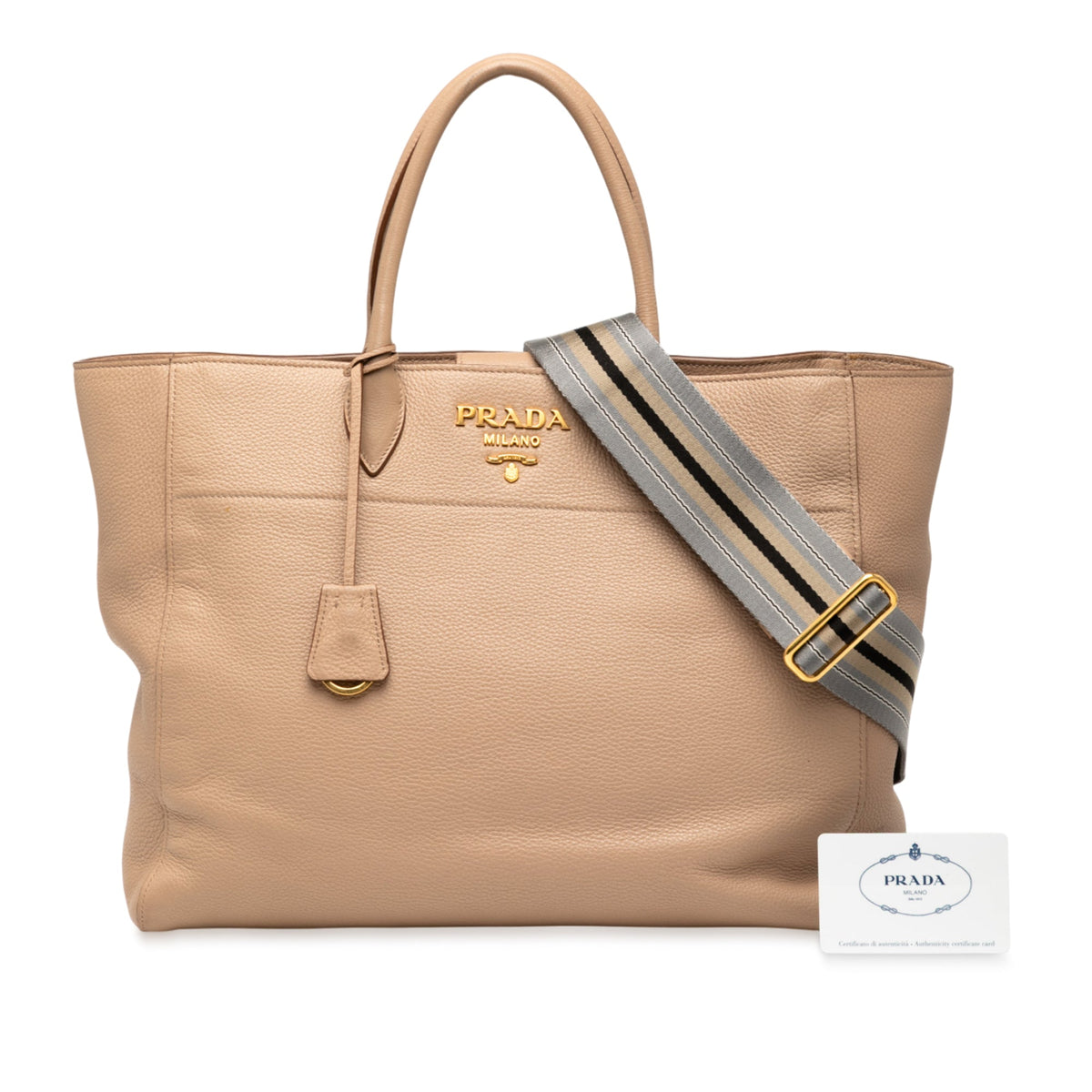 Prada Vitello Phenix Open Convertible Tote