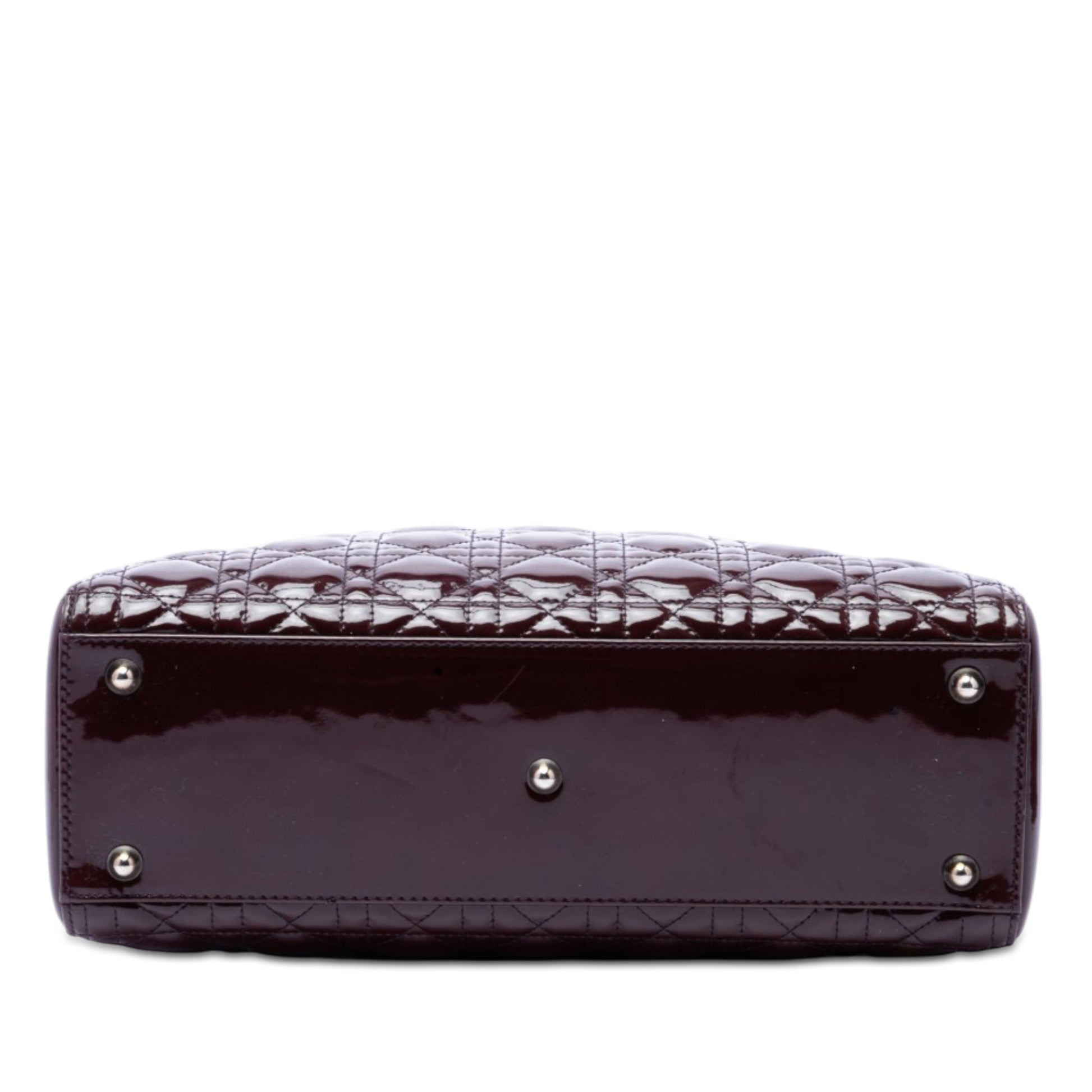 Dior Large Patent Cannage Lady Dior