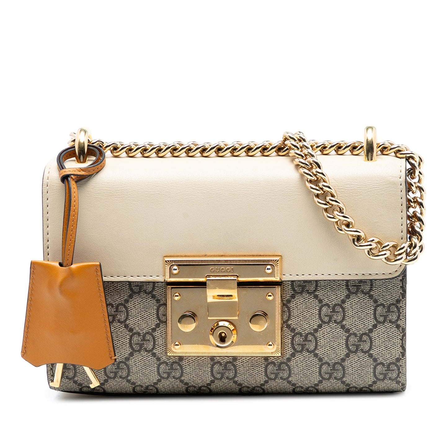 Gucci Small GG Supreme Padlock Crossbody