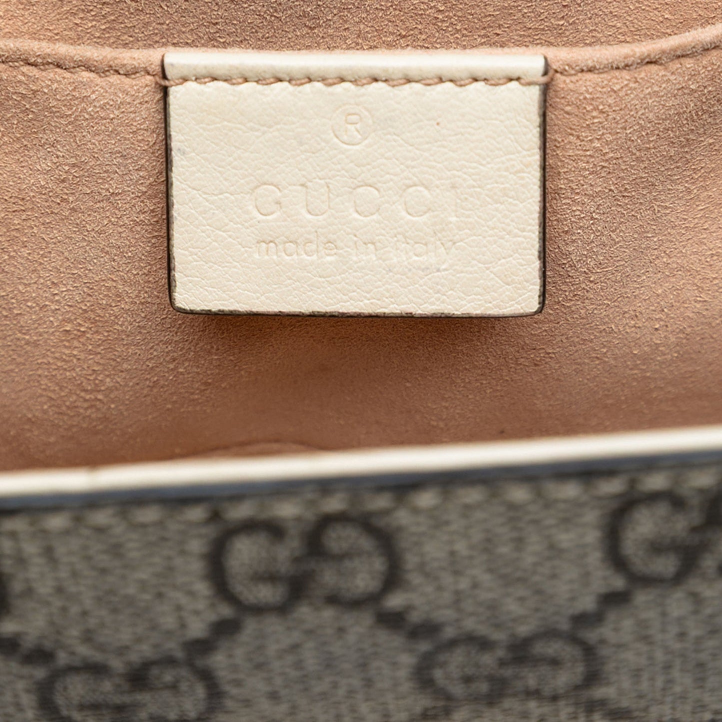 Gucci Small GG Supreme Padlock Crossbody