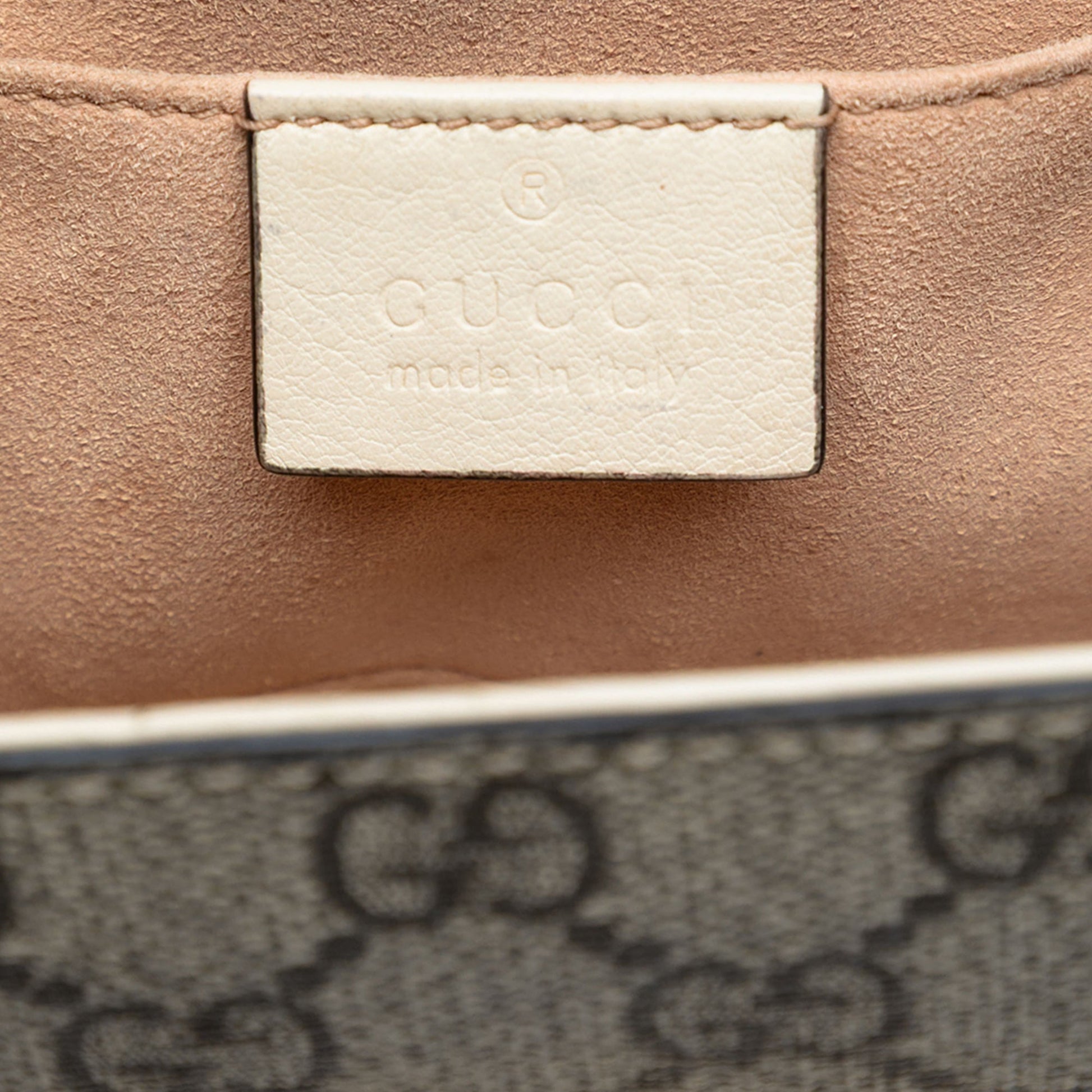 Gucci Small GG Supreme Padlock Crossbody
