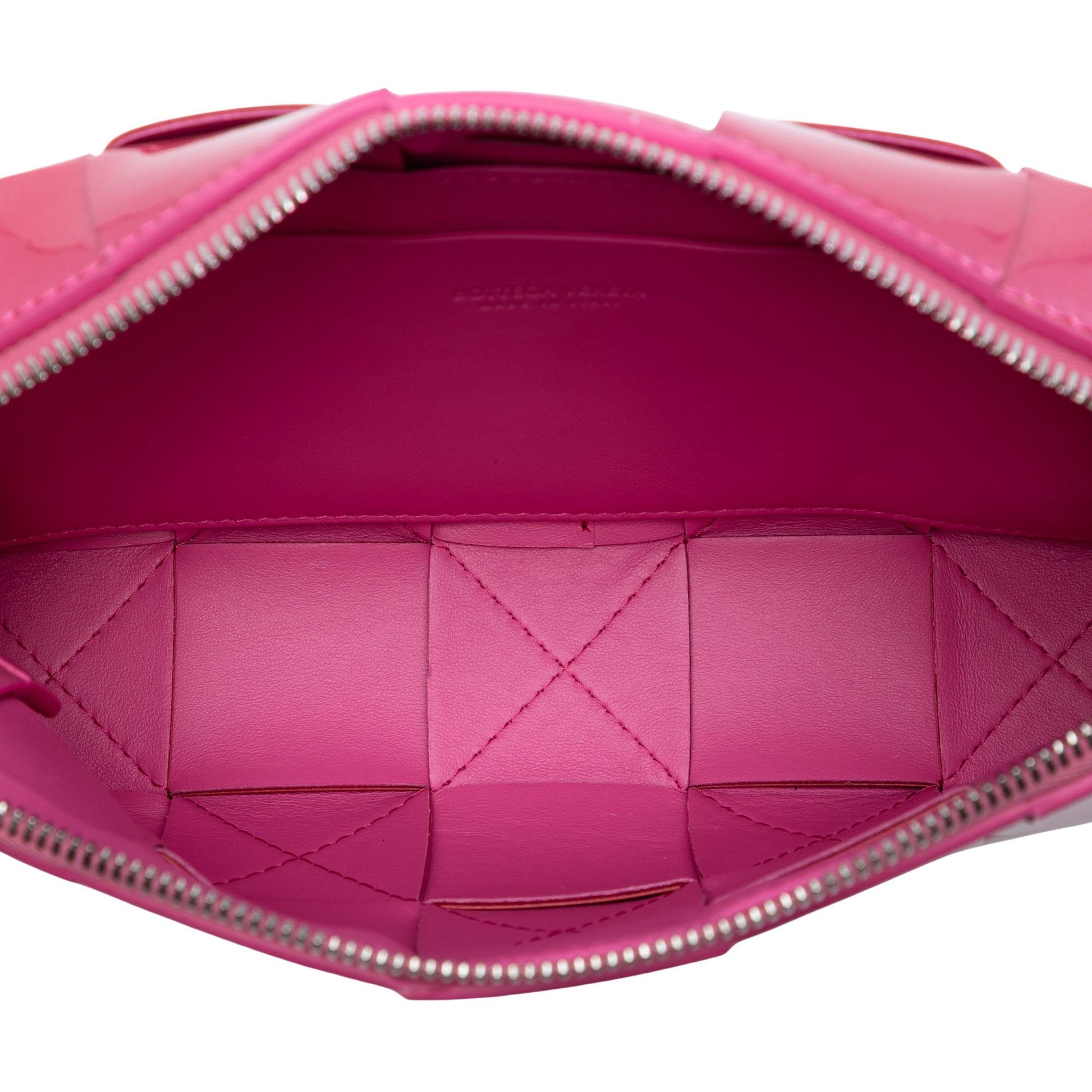 Bottega Veneta Patent Intrecciato Cassette Clutch