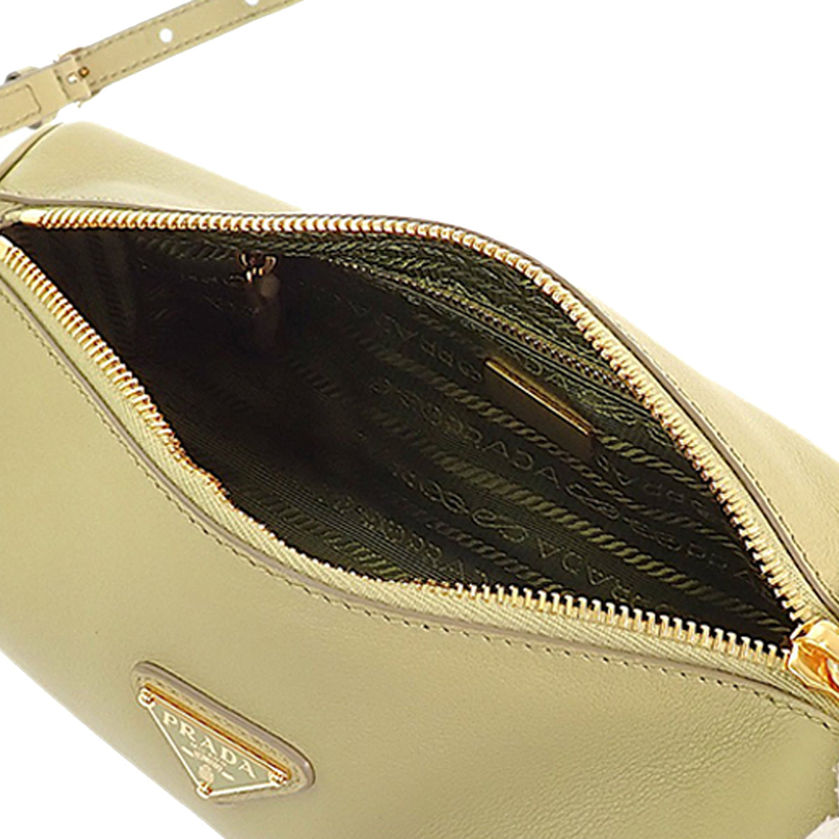 Prada Calfskin Pouch Shoulder Bag