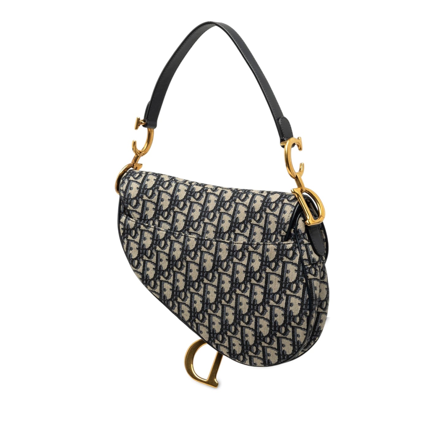 Dior Oblique Canvas Saddle Bag