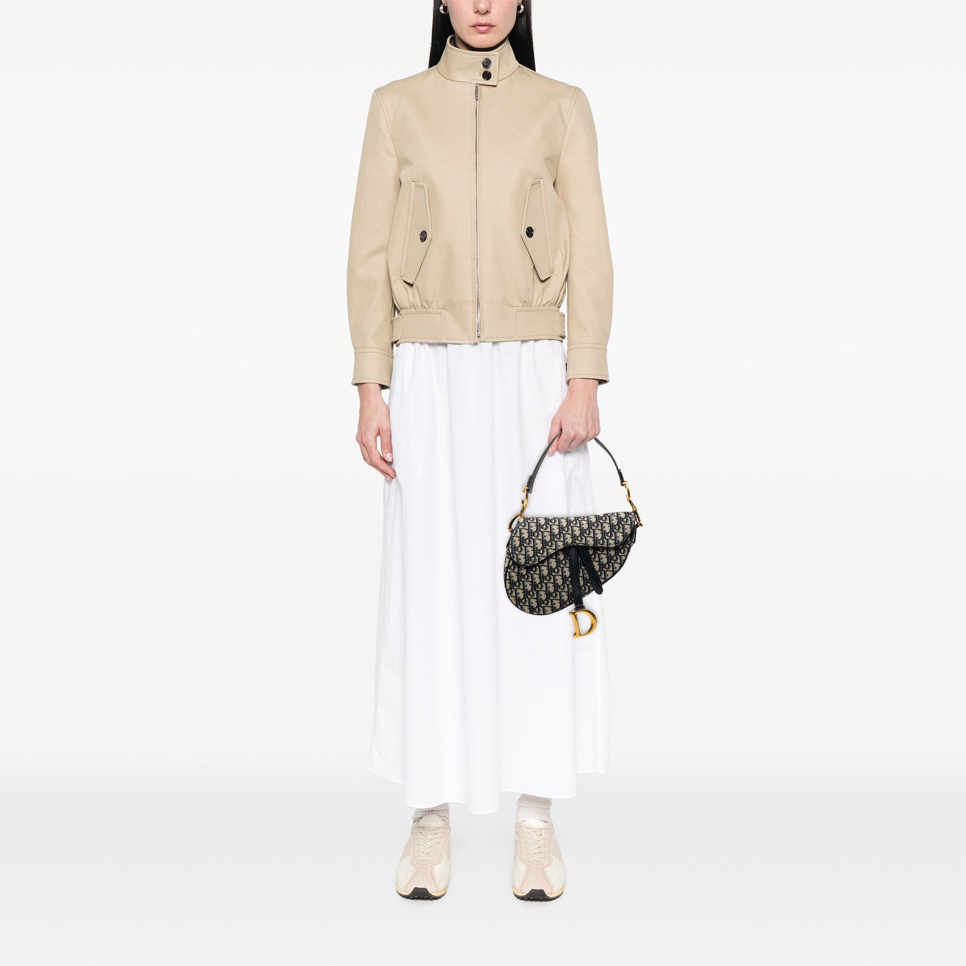 Dior Oblique Canvas Saddle Bag